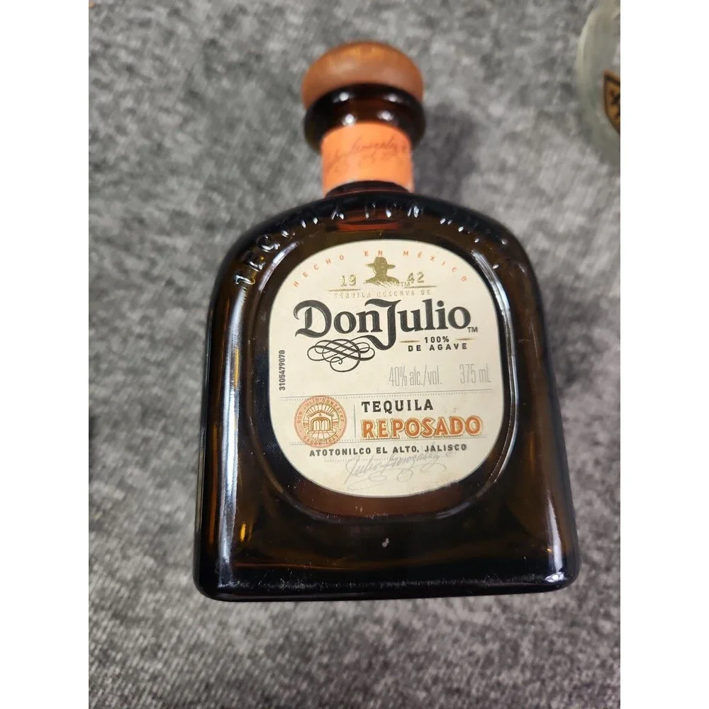 D'USSE Cognac Crown Royal Vanilla Don Julio Tequilla Hennessy Bottle And Bag Lot